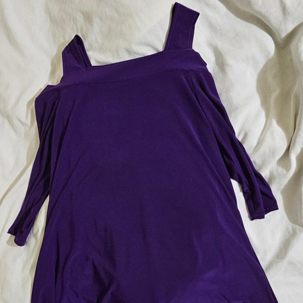 Lee's Fashion LLC Hawaii - Purple Off Shoulder Top